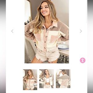 Lilymaes Corduroy Button-Up Shacket
